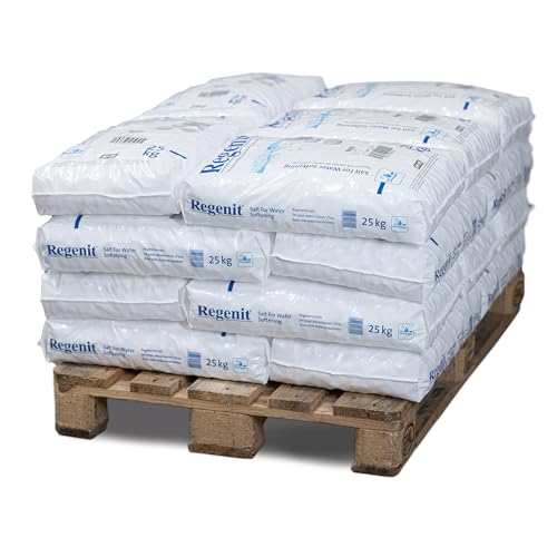 Regenit 12 x 25 kg de comprimés de sel salé pour la régénération des systèmes d'adoucissement de l'eau