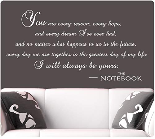 I Will Always Be Yours Wall Decal Sticker The Notebook