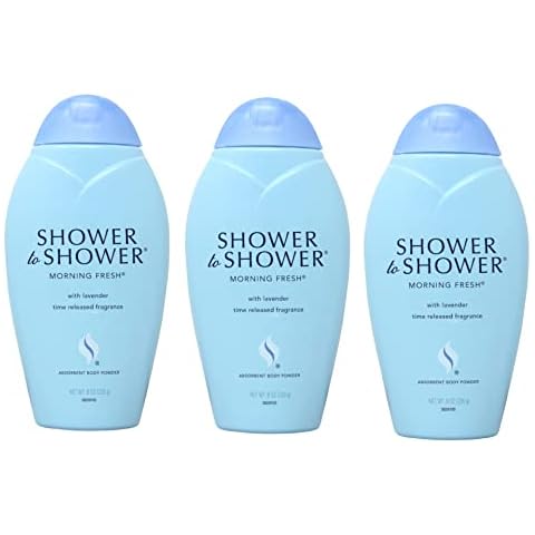 Shower to Shower Morning Fresh Body Powder, 8 Oz (3 Pack) Cover