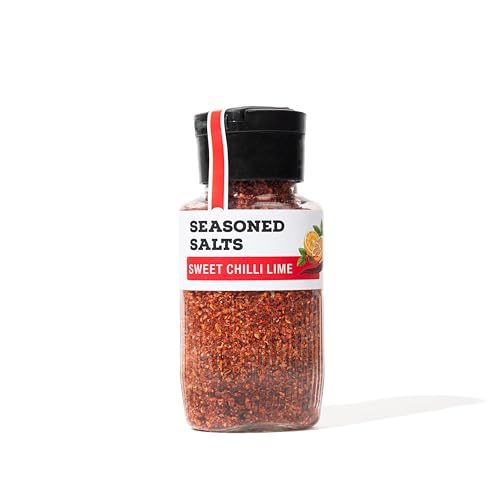 Image of Carpe Victus Sweet Chilli Lime Seasoning Salt 100g | Tangy & Spicy Flavoured Salt | Chilli Lime Spice Mix for Fruits, Snacks & Salads