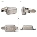 LATMAP 2L Fanny Packs Everywhere Belt Bag Small Fashion Crossbody Waist Pack Faux Leather Waterproof Sling Chest Bag For Women Trendy Grey