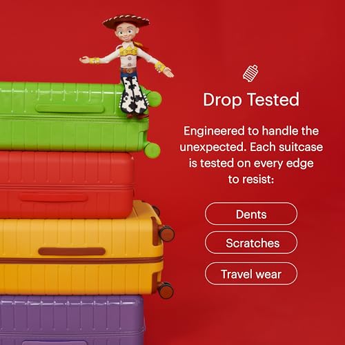 Image of Away Toy Story 5 Bigger Carry-On Luggage - 23-Inch Lightweight Hardside Suitcase with 360 Spinner Wheels, Interior Compression System, TSA-Accepted Lock - Alien Green
