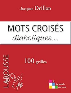 Couverture du livre de Les Mots croisés de Jacques Drillon