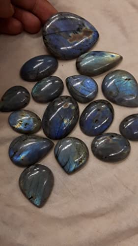 Pierre labradorite bleue grand format pour rituel bien-être et méditation - 2