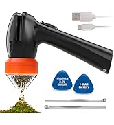 Mamba V3 1g Orange All-Plastic Head Electric Portable Herb Grinder. USB Rechargeable Powered for ...