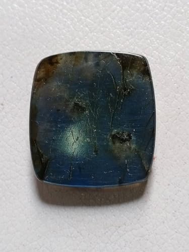 Cabochon labradorite bleue 28x25mm pour création bijoux DIY - 6