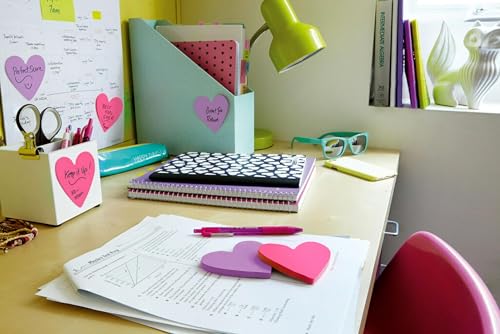 Post-it Sticky Notes, Heart, 2.6 x 2.6 in, 2 Pads, 75 Sheets Per Pad - image 4