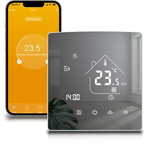 Thermostat programmable intelligent WiFi pour chaudière gaz et chauffage au sol