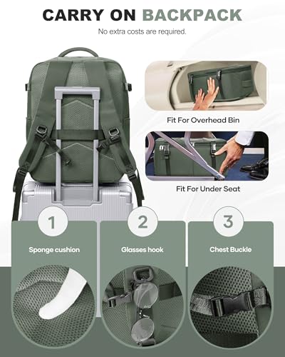 Image of coofay Large Vacuum Backpack Travel with Pump Vacpack Travel Backpack with Vacuum System Compression Backpacks for Travel Easy Vac Pack Carry on Luggage