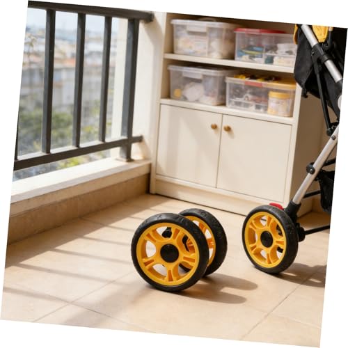 Roue pivotante pour poussette rotation facile à 360 degrés - 4