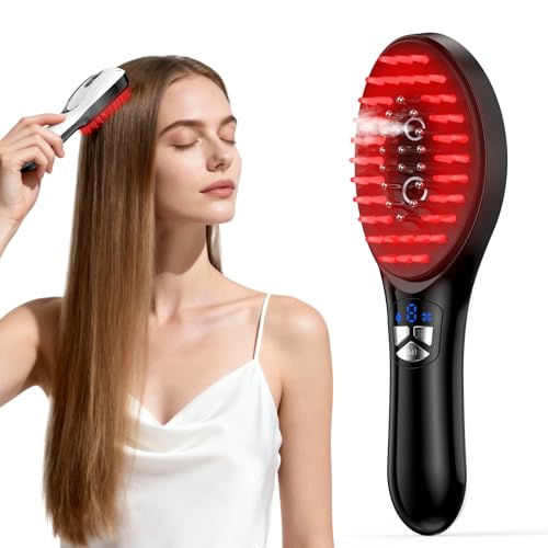 Caelgrata 6-in-1 Rechargeable Scalp Massager Oil Applicator, Nano Mist, Electric