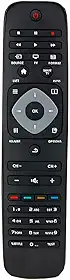 Controle Remoto Compatível com Philipss Smart TV, LCD, LED, HD, 3D, controle substituto, pronto para uso Universal
