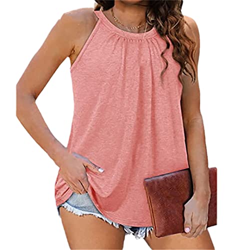 Débardeur rose femme ample parfait pour le style casual d'été en taille S