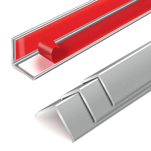 Image of Wall Corner Protector,Stainless Steel Wall Corner Guards for Protect,3 /4 Inch x 36 Inch Metal Corner Protector for Walls, Tables and Cover Sharp Furniture.4PCS