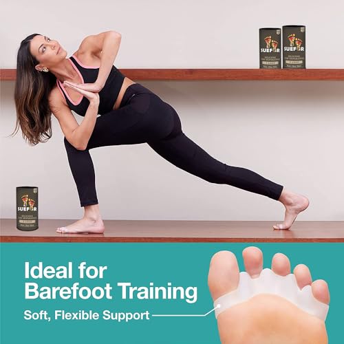 Image of Toe Separator for Feet Toe Spacers Correct Toes Yoga Silicone Hammer Toe Corrector for Women & Men Correct Toe Straighteners for Overlapping Toes (A F t separator)
