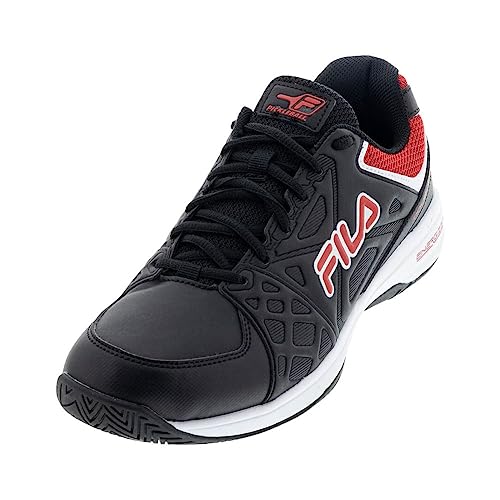 Fila Men's Edgewater 12 Pb Running Shoe, Blk/Wht/Fred, 92