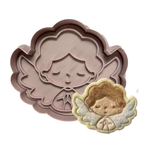 Tagliabiscotti.it - Angelo Angioletto - Cookies cutter - Formina - Stampo per creare biscotti o decorazioni torte in pasta di zucchero - 8cm x 7cm x1,2cm