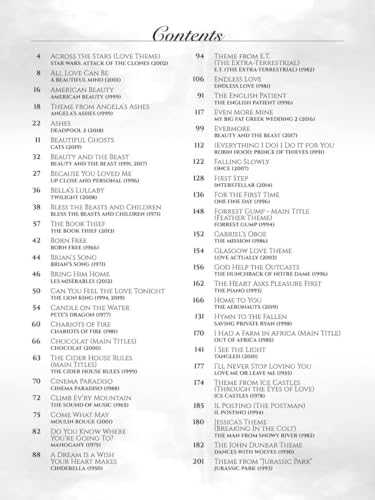 100 Most Beautiful Movie Songs | Piano/Vocal/Guitar Songbook | | Sheet Music for Iconic Film Themes | Easy Arrangements for All Skill Levels | Popular Movie Music - Image 3
