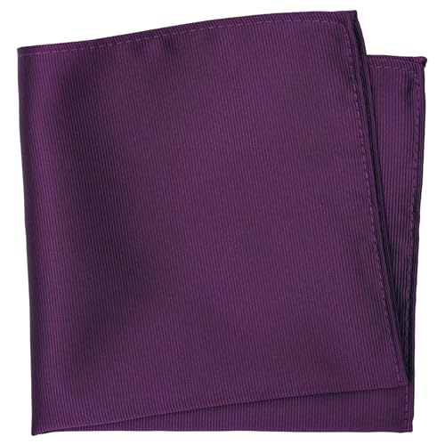 Image of Solid Pocket Square for Men's Suits and Blazers