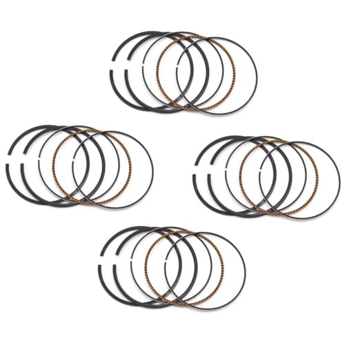 4 jeux de segments piston 52mm STD pour moto Suzuki GSX400 Inazuma Katana GK79A