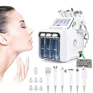 GROOT 6 IN 1 NANO IONIC VISAGE FACIAL, ACHTERHEID SMEMISH Verwijdert Huidverzorgingsinstrumenten, Dermabrasie Nettoyer…
