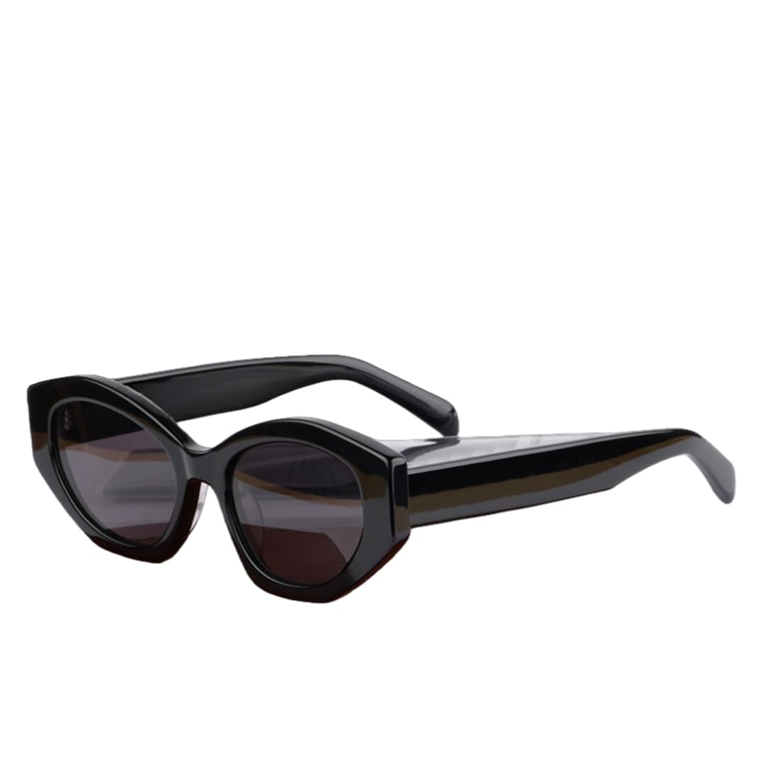 Occhiali da sole alla moda in acetato per uomo e donna, anti-UV