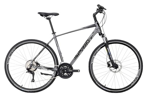 SPRINT SINTERO Plus 28 Zoll Trekking Herren-Fahrrad, ALU Rahmen, 27 Gang...