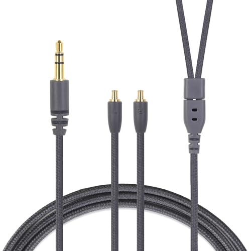 Câble de rechange A2DC jack 3.5mm fil plaqué argent pour ATH-CK2000Ti 1.2m