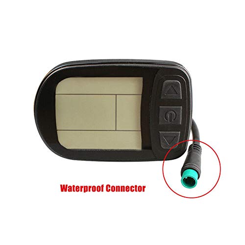 Écran LCD KT-LCD5 Pour Contrôleur KT – 24/36/48V – Connecteur Étanche 5 Cœurs – Compact Et Précis Pour Vélo Électrique