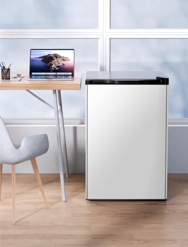 Image of COWSAR 3.1 Cu.ft Mini Dorm Fridge for Bedroom Apartment Office, Silver