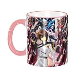 機動戦士ガンダム 保温 大容量 おしゃれ マグカップ かわいい コーヒーカップ ティーカップ 330ml 陶器製 食器、カップ ギフト プレゼント オフィスや家庭に最適 Pink