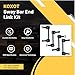 Koxot K750185 K750243 4pcs Front & Rear Suspension Sway Bar End Links Stabilizer Sway Bar Link Kit for Hummer H3 2006-2010 for Hummer H3T 2009-2010