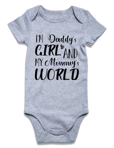 Image of Funnycokid Baby Boys Girls Bodysuit Funny Newborn Romper Short Sleeve Infant Neutral Outfits 0-12 Months