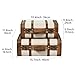 DECOR4SEASON Wooden Vintage Suitcases Set - 2 Sizes, Antique Decorative Storage Chests with Lids, Retro Travel Trunks for Home Décor, Beige