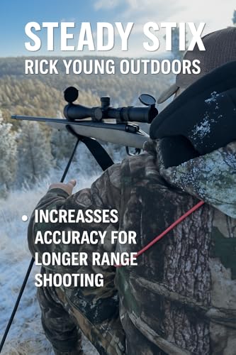 Pro Hunter Steady Stix - Ultralight Rifle Bipod, Shooting Support & Walking Stick | Premium Hunting Accessories for Long Range Accuracy - Thumbnail 4