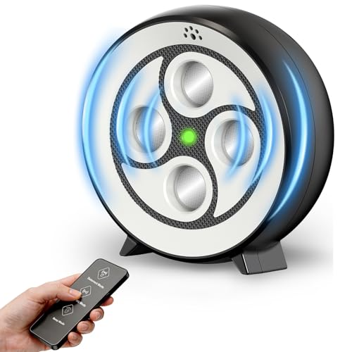 SWHC 2026 Anti Aboiement Chien Ultrason Puissant Télécommande, Anti Aboiement Chien 3 Portées, Boitier Chien de 21m, Étanche IP65 Rechargeable, Automatique...