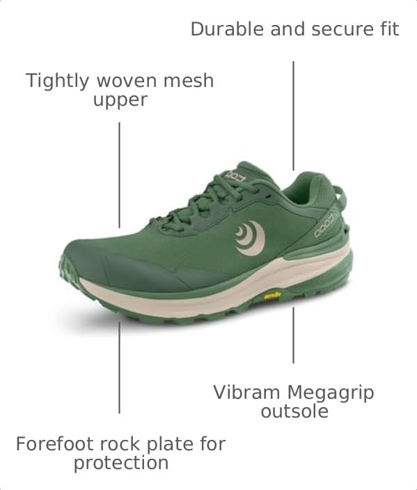 Image of Topo Athletic Women's Traverse Comfortable Cushioned Durable 5MM Drop Hiking Running Shoes, Athletic Shoes for Hiking