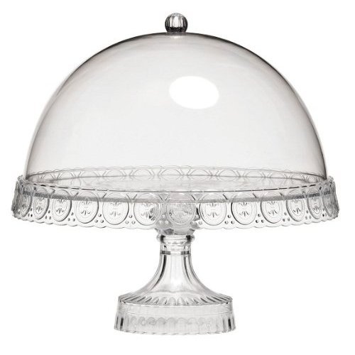 CAKE - Clear Acrylic Traditional Cake Stand with Dome