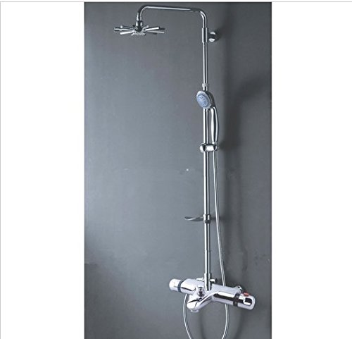 Douche thermostatique laiton mural Gowe contre les variations de température d'eau