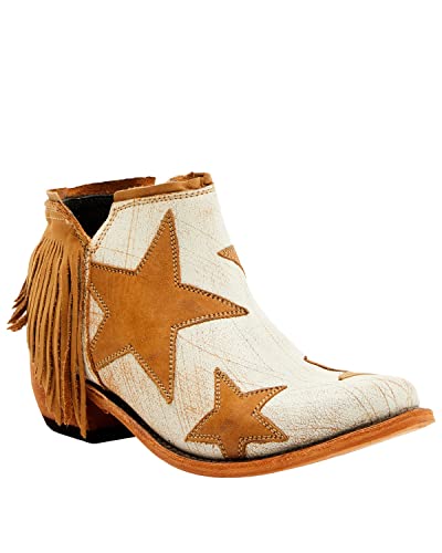 Women's Sybil Star Fringe Booties Round Toe - Bblb-7112019 A