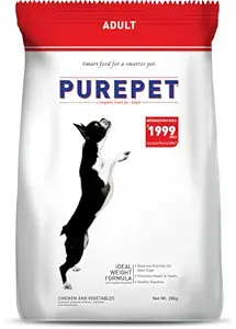 Purepet Chicken & Vegetable Adult Dry Dog Food, 20kg