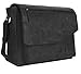 Produktbild TUSC Triton Grau Leder Tasche Laptoptasche bis 17 Zoll Herren Umhängetasche Aktentasche Schultertasche für Büro Notebook Messenger Bag Laptop iPad, Größe- 41x31x12 cm