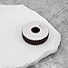 ECSiNG 2pcs P2.0mm Straight Knurling Wheels 28x8x8mm Steel Rollers for Knurling Tools and Lathe Holders