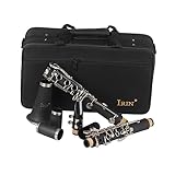TOYANDONA Clarinete De Baquelita b Instrumento De Clarinete Para Principiantes Accesorios Para Principiantes Para Practicar Casa o Clase