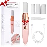 KIMUSE Electric Foot Callus Remover, Callus Remover for Feet Rechargeable Pedicure Tool Kit, Removes Dry Skin for Smoother Feet, Foot Care for Cracked & Dead Skin Ideal Gift, with 3 Grinding Heads