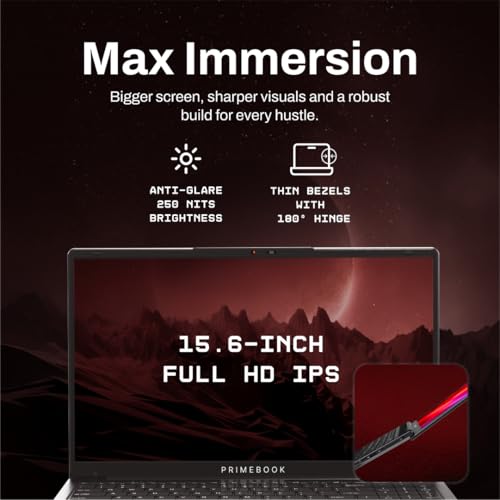 Image of Primebook 2 Max (2026) | 8GB RAM, 256GB UFS Storage | 15.6-Inch Full HD IPS Display | 12hrs Battery | MediaTek Helio G99 | Android 15 (PrimeOS 3.0) | Backlit Keyboard | in-Built AI (Gray)