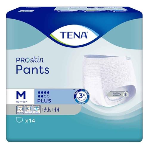 Tena Pants Plus Classic - Mediano (80-110cm) Confezione...