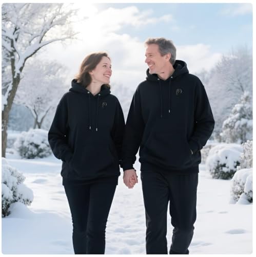 Unisex Pullover Heated Hoodie with Battery excluded, Heated Sweatshirt for Men and Women2