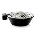 Unknown1 Indoor Outdoor 14 in Tabletop Electric Barbecue Grill Stainless Steel Non-Stick Surface