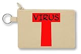Beste Qualität T Virus Big Red T Logo Geldbörse mit Reißverschluss